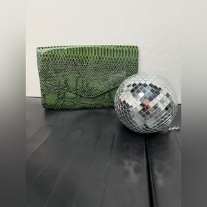 Vintage Snakeskin Clutch